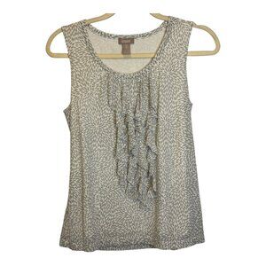 Chico's Tank Top Women's Size Small Flutter lightweight Chicos 0